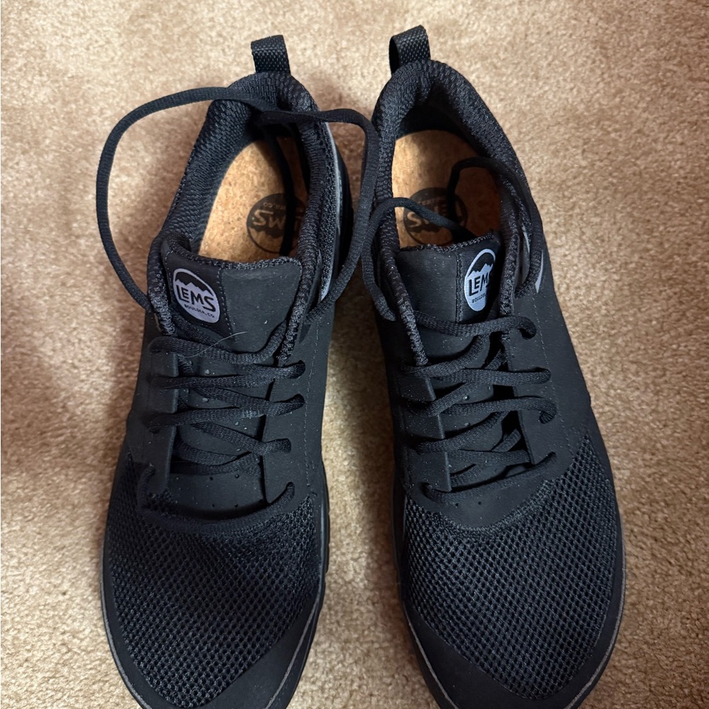 LEMS Men's Black Sneakers size 14